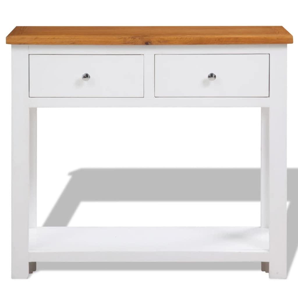 Console Table Side Table Entryway Table Solid Oak Wood R193