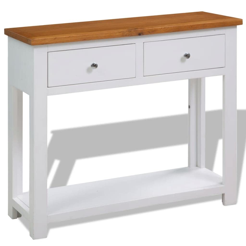 Console Table Side Table Entryway Table Solid Oak Wood R193