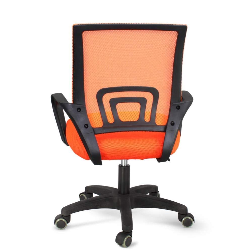 Orange Ergonomic Mesh and Leather High Back Office Chair F130