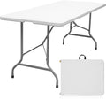 White 6ft Heavy Duty Folding Table W722
