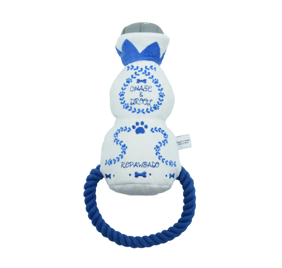 Plush Squeaky Crinkle Dog Toy J4098