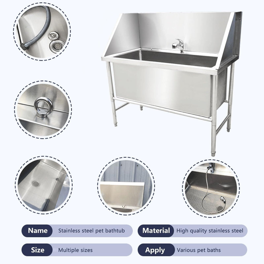 Stainless Steel Pet Grooming Bath Tub T833795