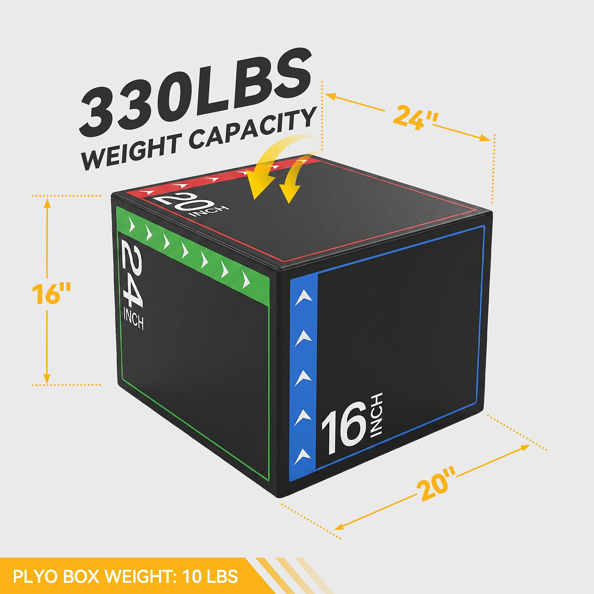 3 in 1 Plyometric Jump Box Q357