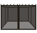 Black 10x10 FT Mosquito Netting Replacement S43069
