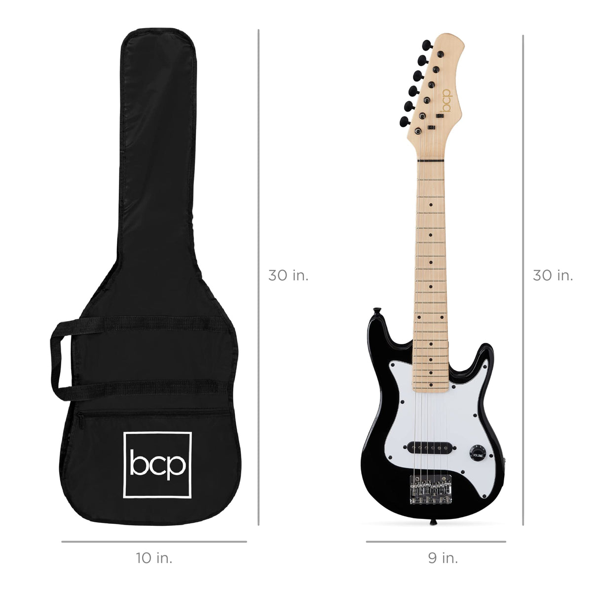 30in Kids Electric Guitar Starter Kit with Amplifier J60867