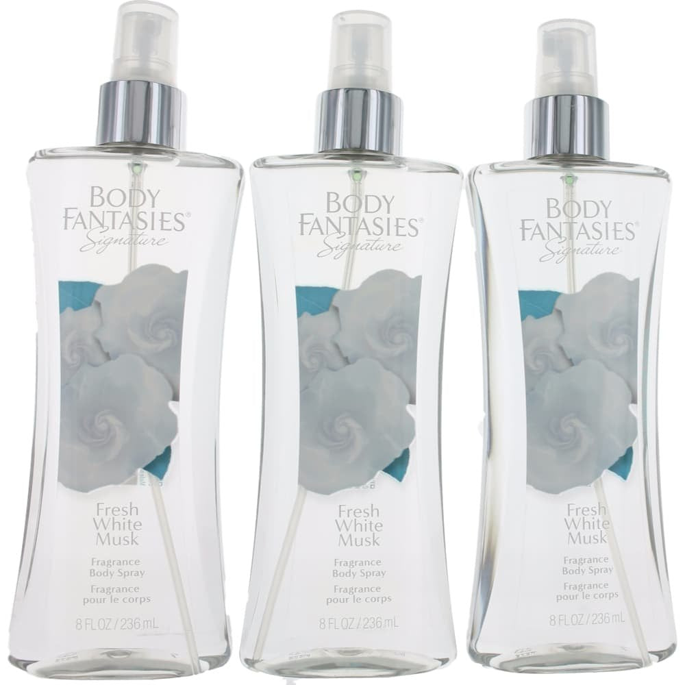 White Musk Body Spray 3 Pack 8 oz E31913