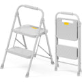 2 Step Folding Steel Ladder with Handrails W5707
