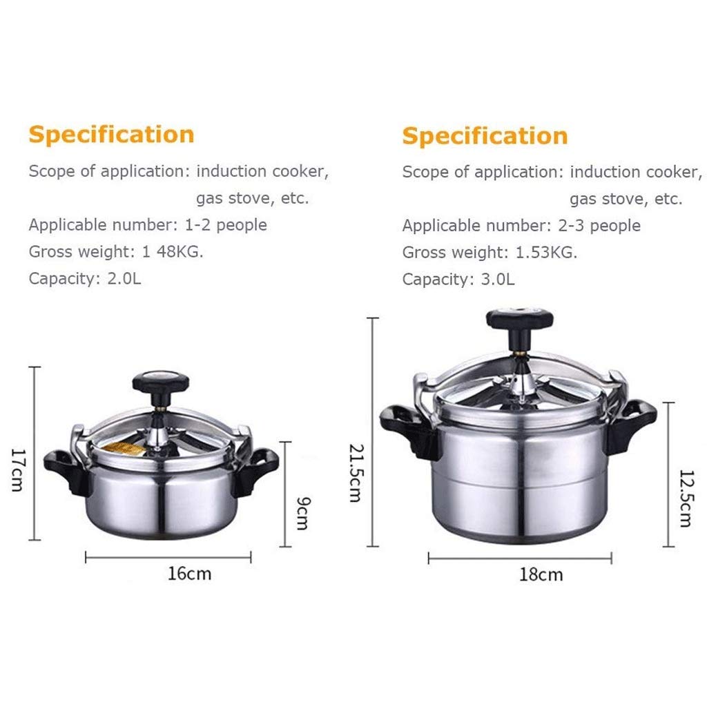 Aluminum Non-stick Pressure Cooker 2L M998601