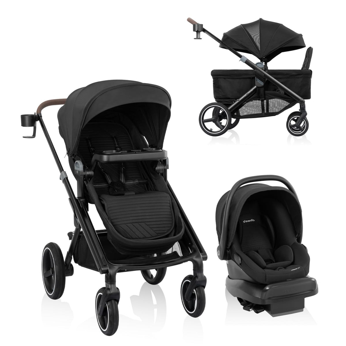 Stroller to Wagon Travel System with Car Seat D166