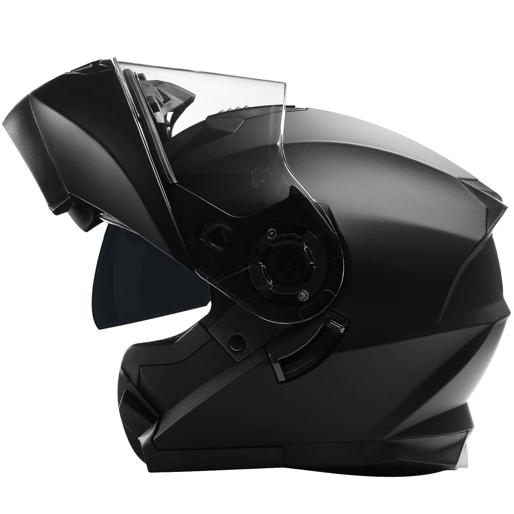 Modular Motorcycle Helmet Flip Up Anti-Fog Lens M7108