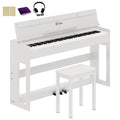 88-Key Weighted Hammer Action Piano Keyboard with Bench R36416