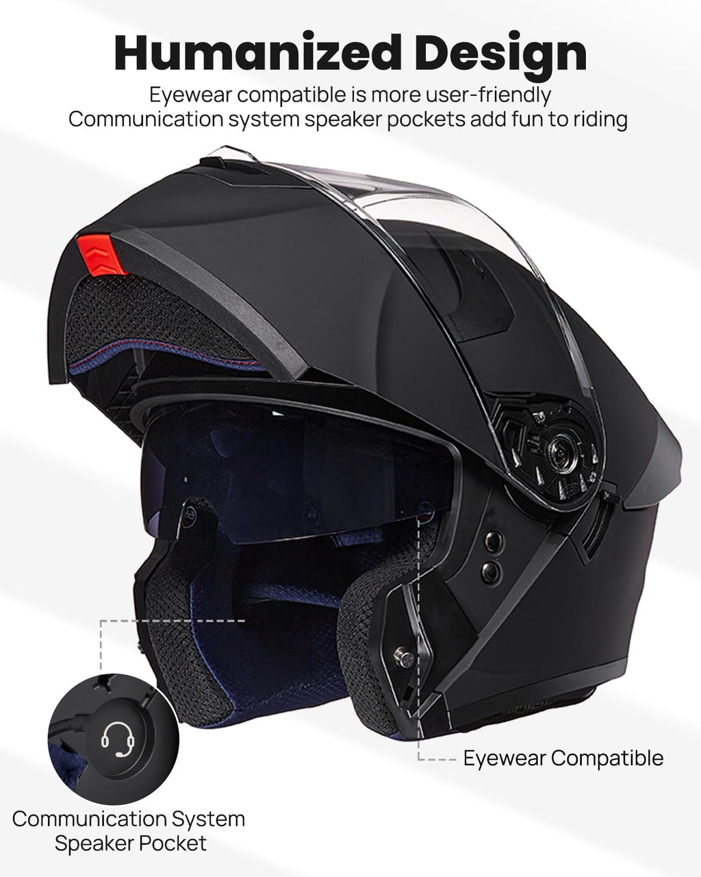 Modular Full Face Motorcycle Helmet C3762