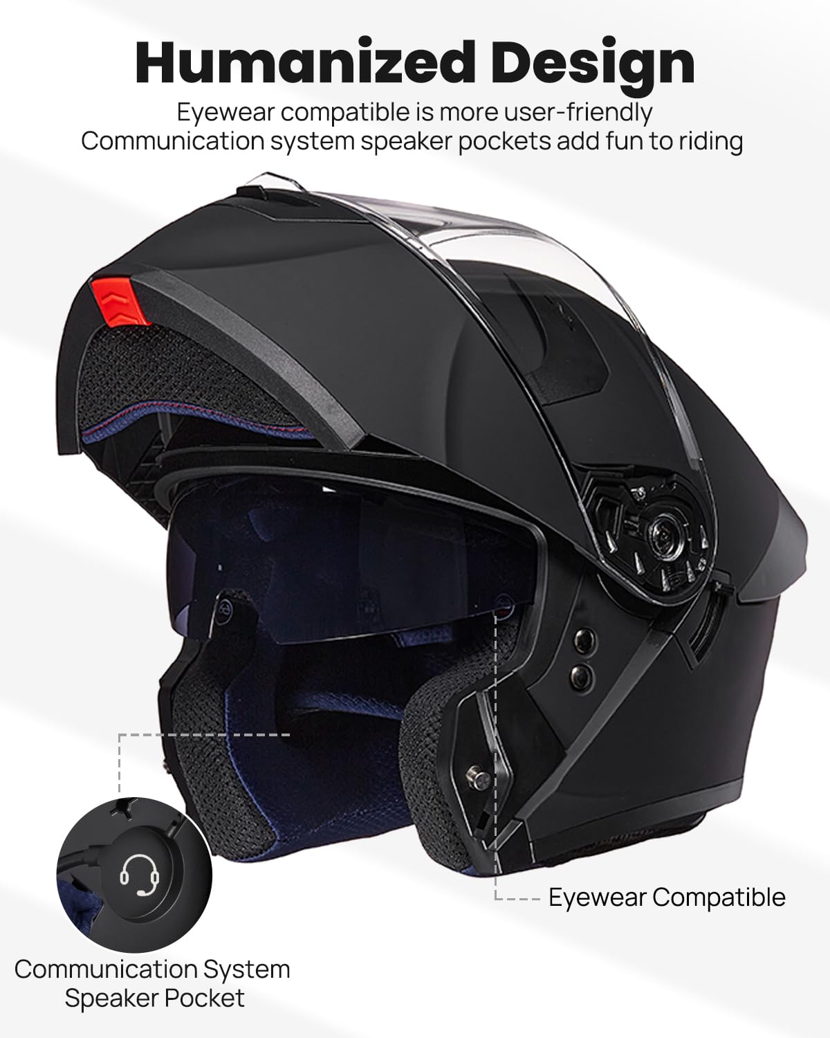 Modular Full Face Motorcycle Helmet C3762