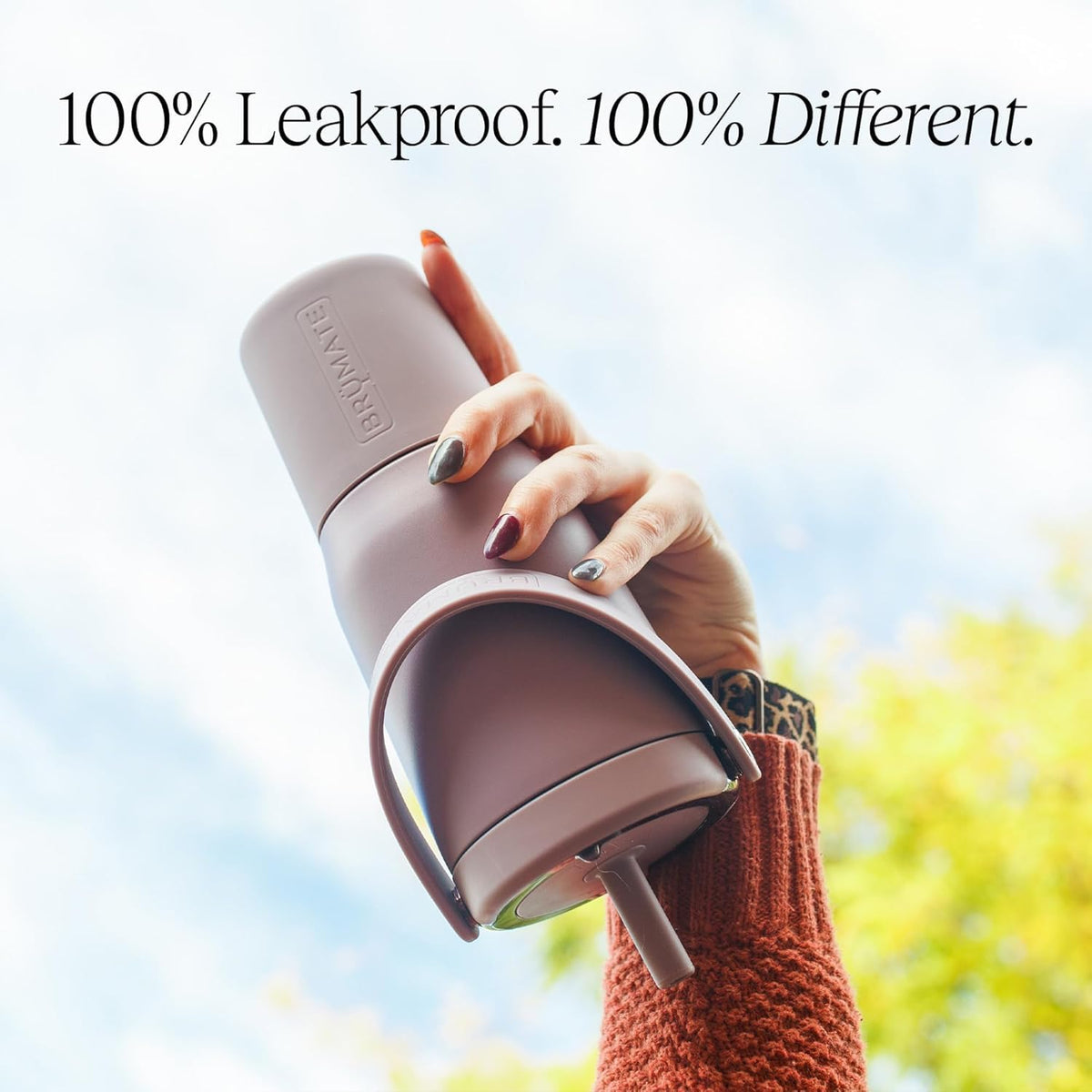 25oz Leakproof Stainless Steel Travel Tumbler with Handle & Straw M4097