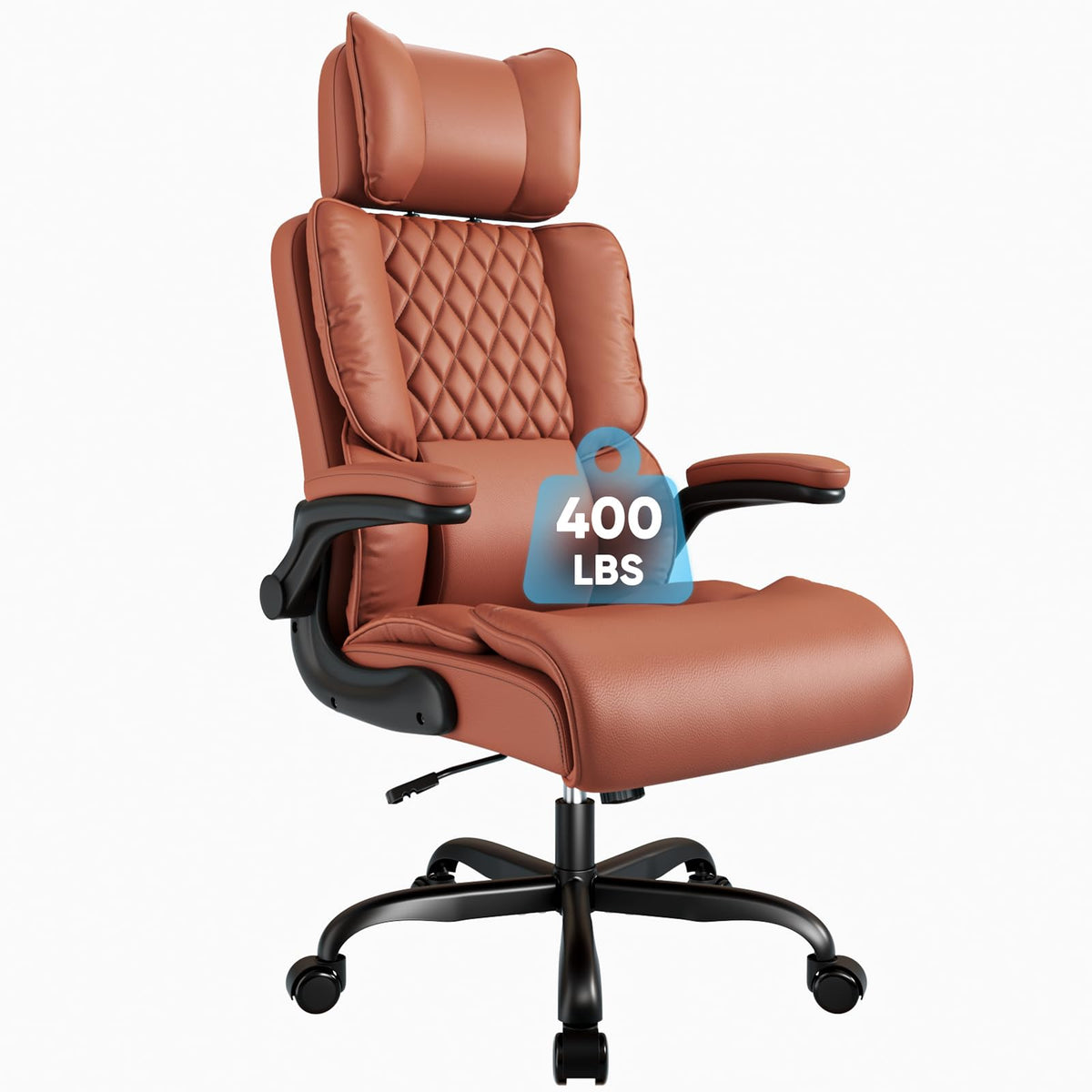 Big and Tall Office Chair with Adjustable Headrest J64688