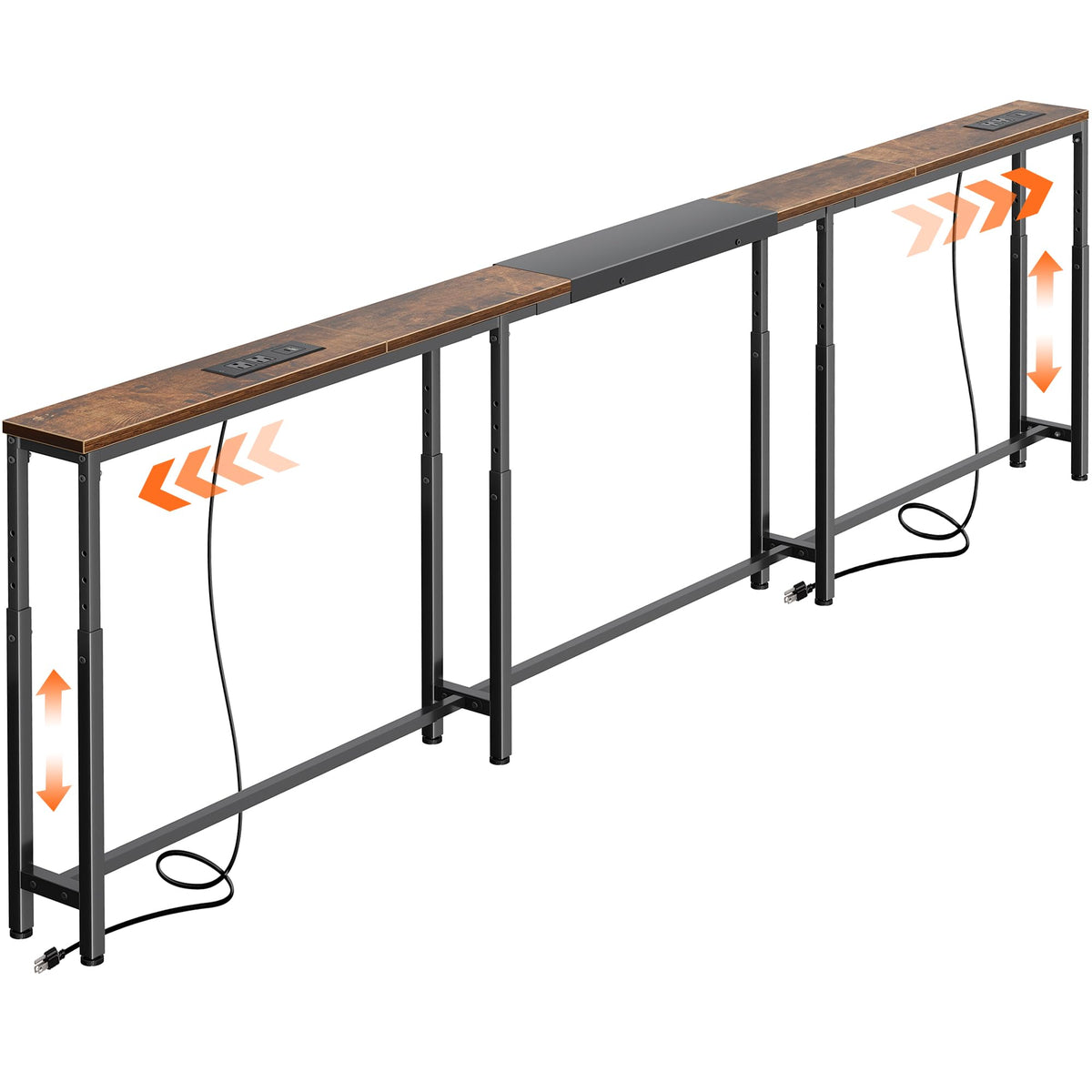 Narrow Console Table with Power Outlets & USB-C T273