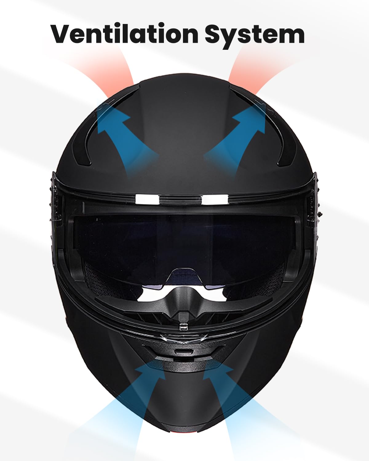 Modular Full Face Motorcycle Helmet C3762