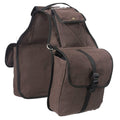 Canvas Saddle Bag for Horses - Brown Z18813