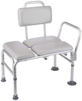 Padded Transfer Bench Bathroom Safety Mobility Aid Q120992