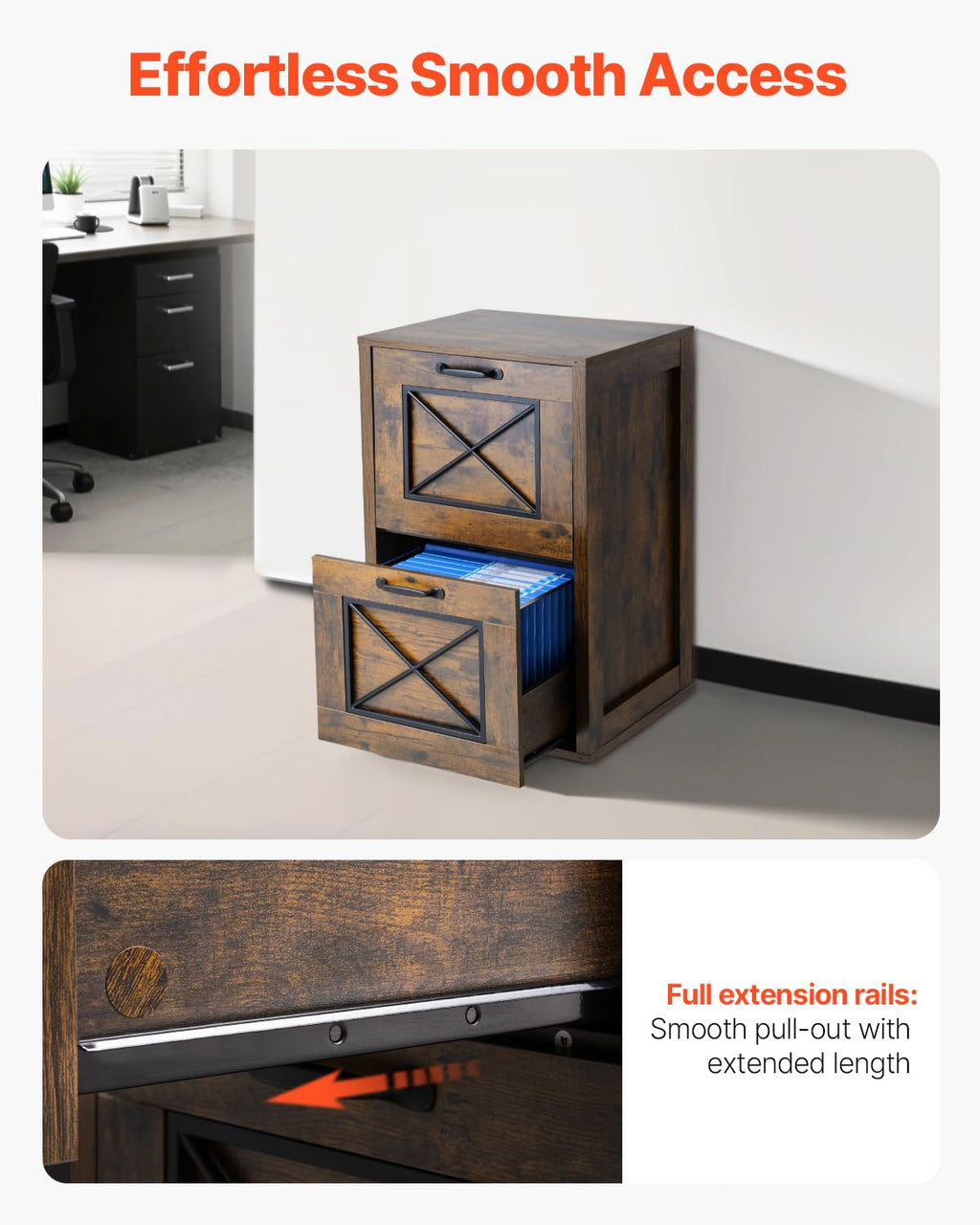 2 Drawer Vertical File Cabinet L322327