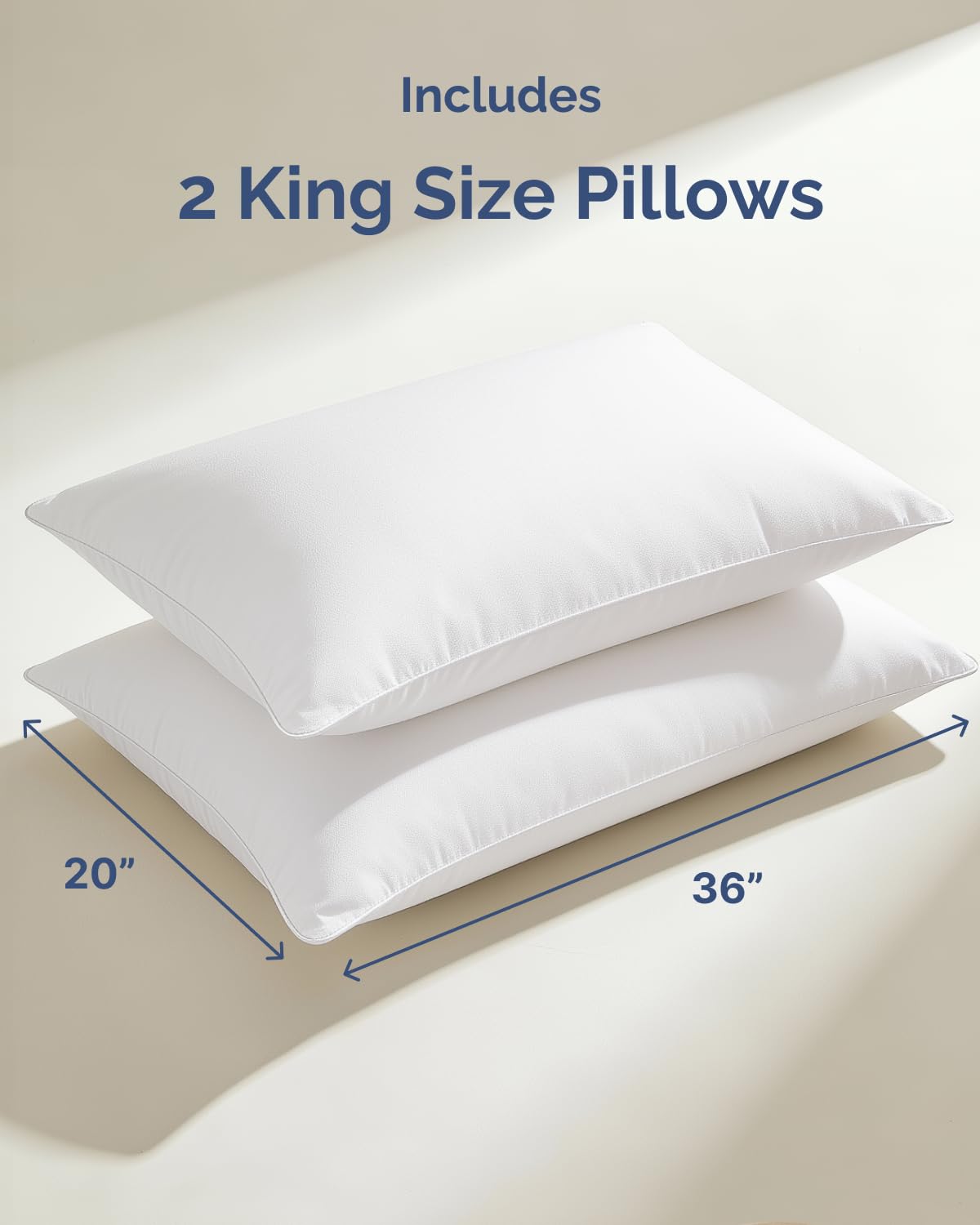 King Pillows Set of 2 A10236