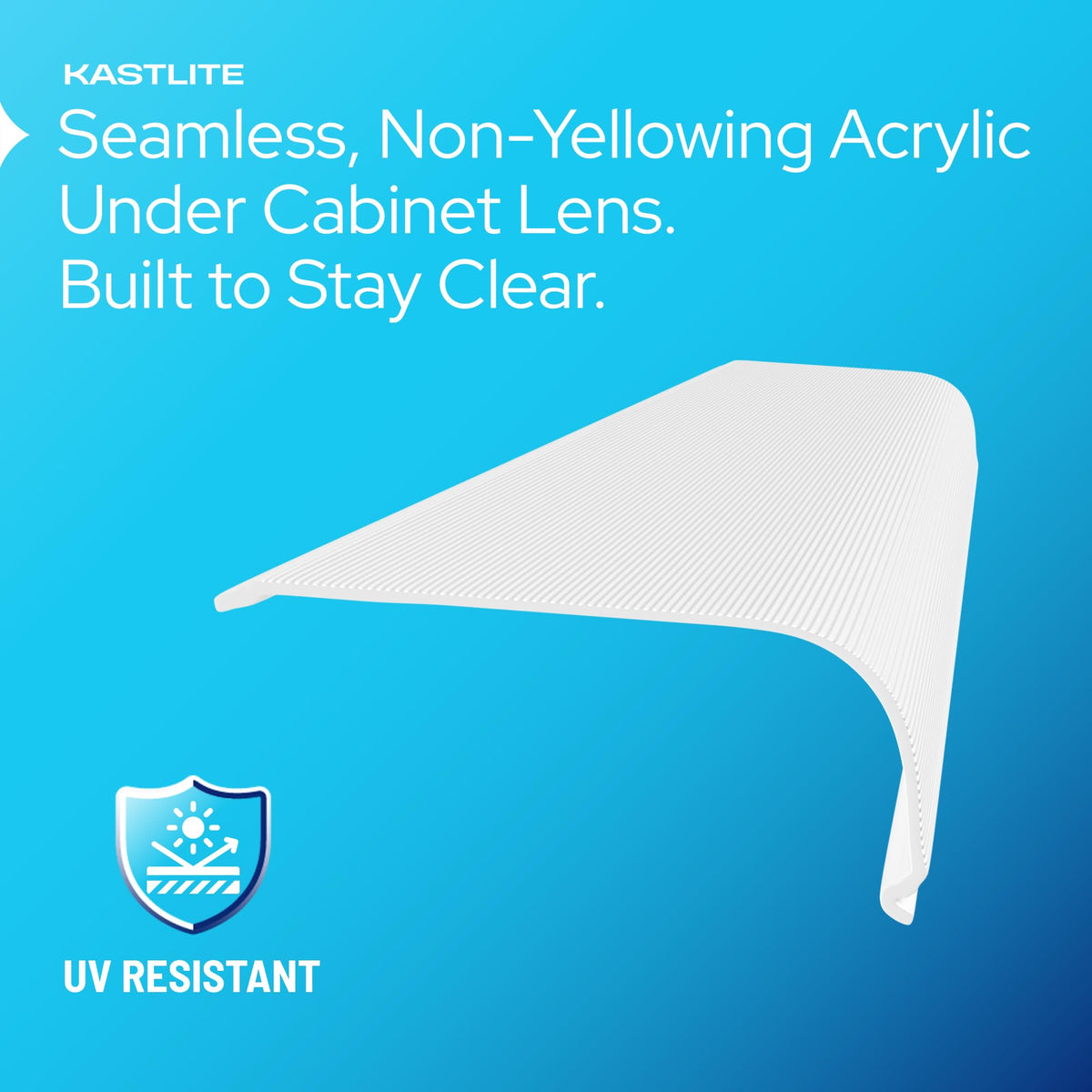 White Acrylic Lens Cover Replacement, 24" L M539
