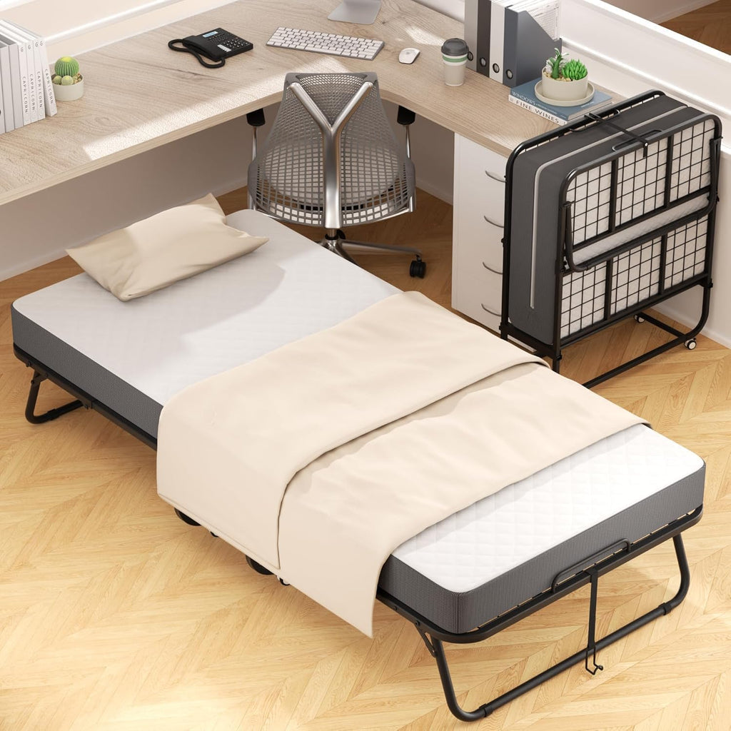 75” x 38” Folding Bed with 5" Memory Foam Mattress M506518