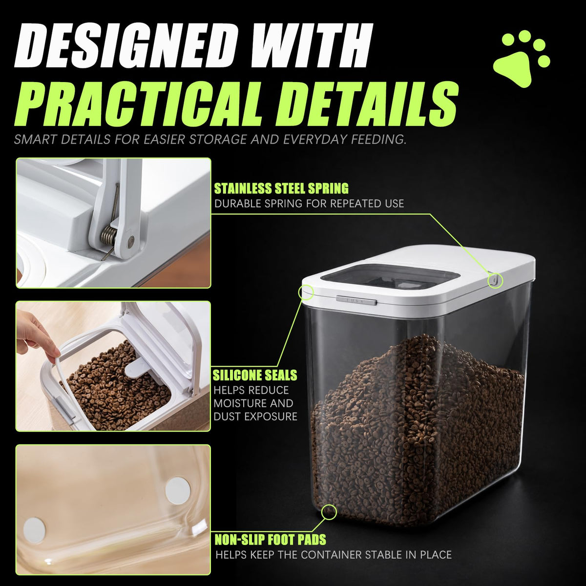 Dog Food Storage Container 10 Lbs B4279