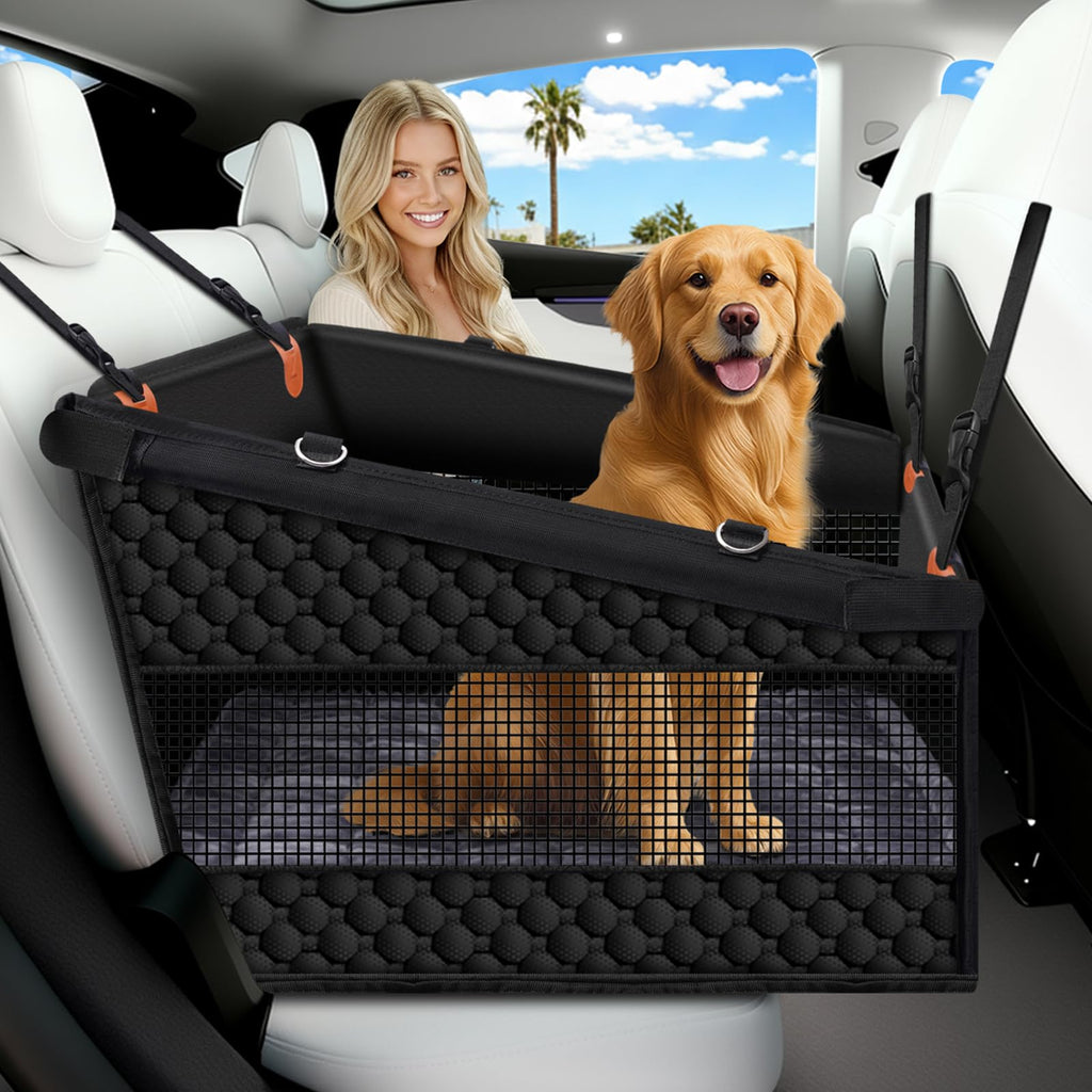 Large Dog Car Seat with Hard Bottom H69880