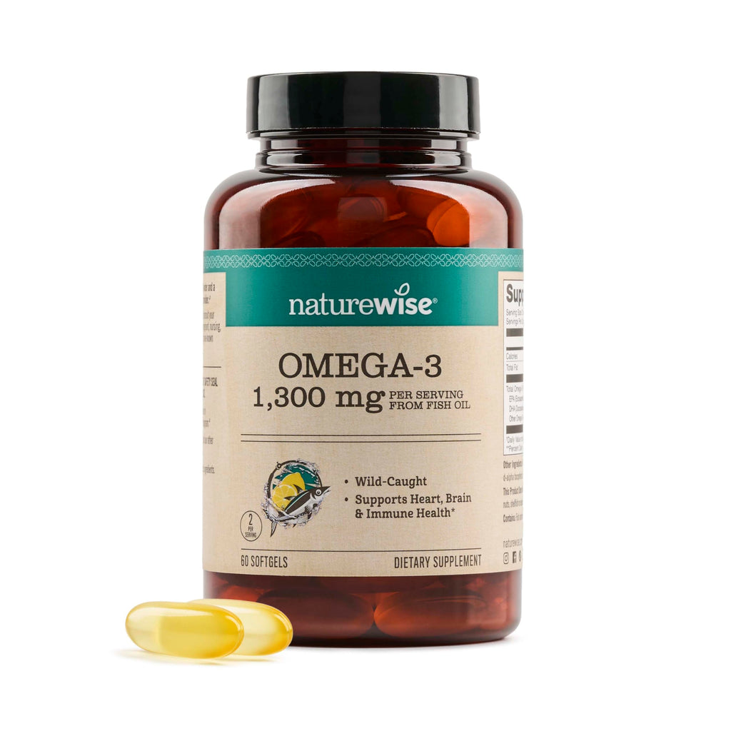 Omega 3 Fish Oil 2200 mg Lemon Flavor 60 Softgels B516