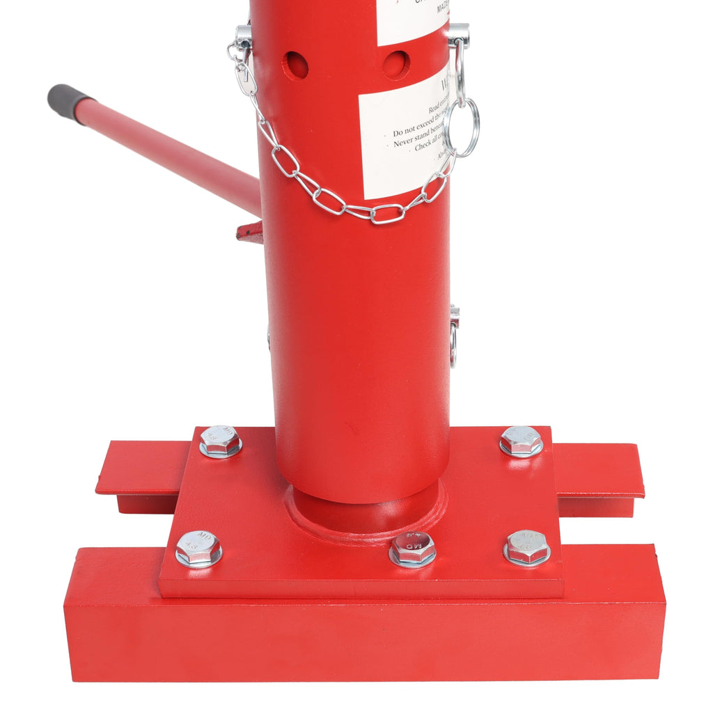 Hydraulic Pickup Truck Crane, 1000 lbs Capacity, 360° Swivel, Red B756