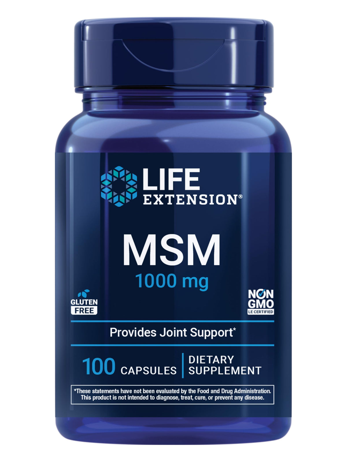 MSM 1000 mg 100 Capsules L187063