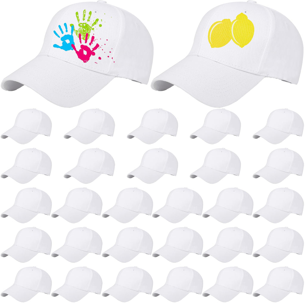 Cotton White Baseball Cap X1653