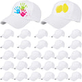 Cotton White Baseball Cap X1653