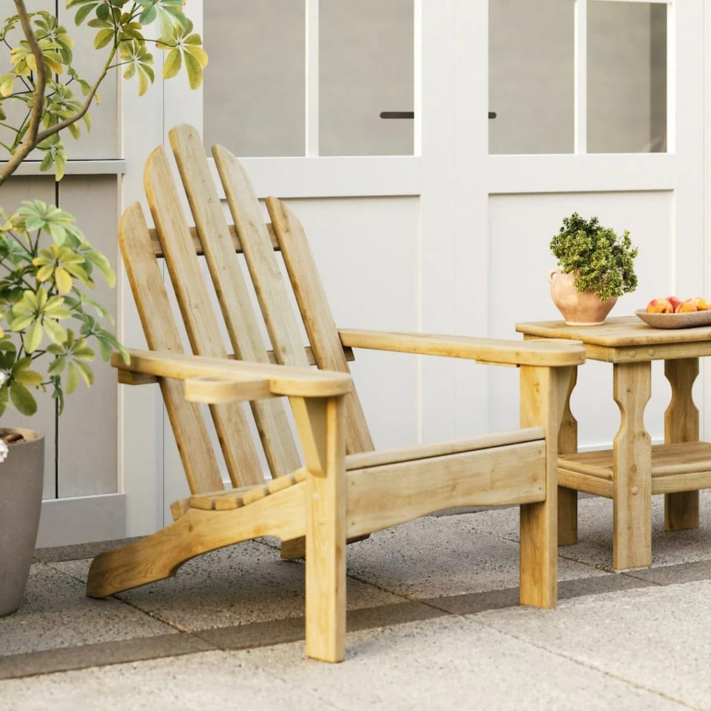 Heavy Duty Adirondack Chair Treated Pine 800 Lb Weight Capacity P796901