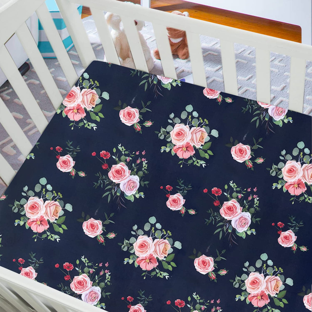 3 Pack Soft Crib Sheets 28'' X 52'' Microfiber L995080