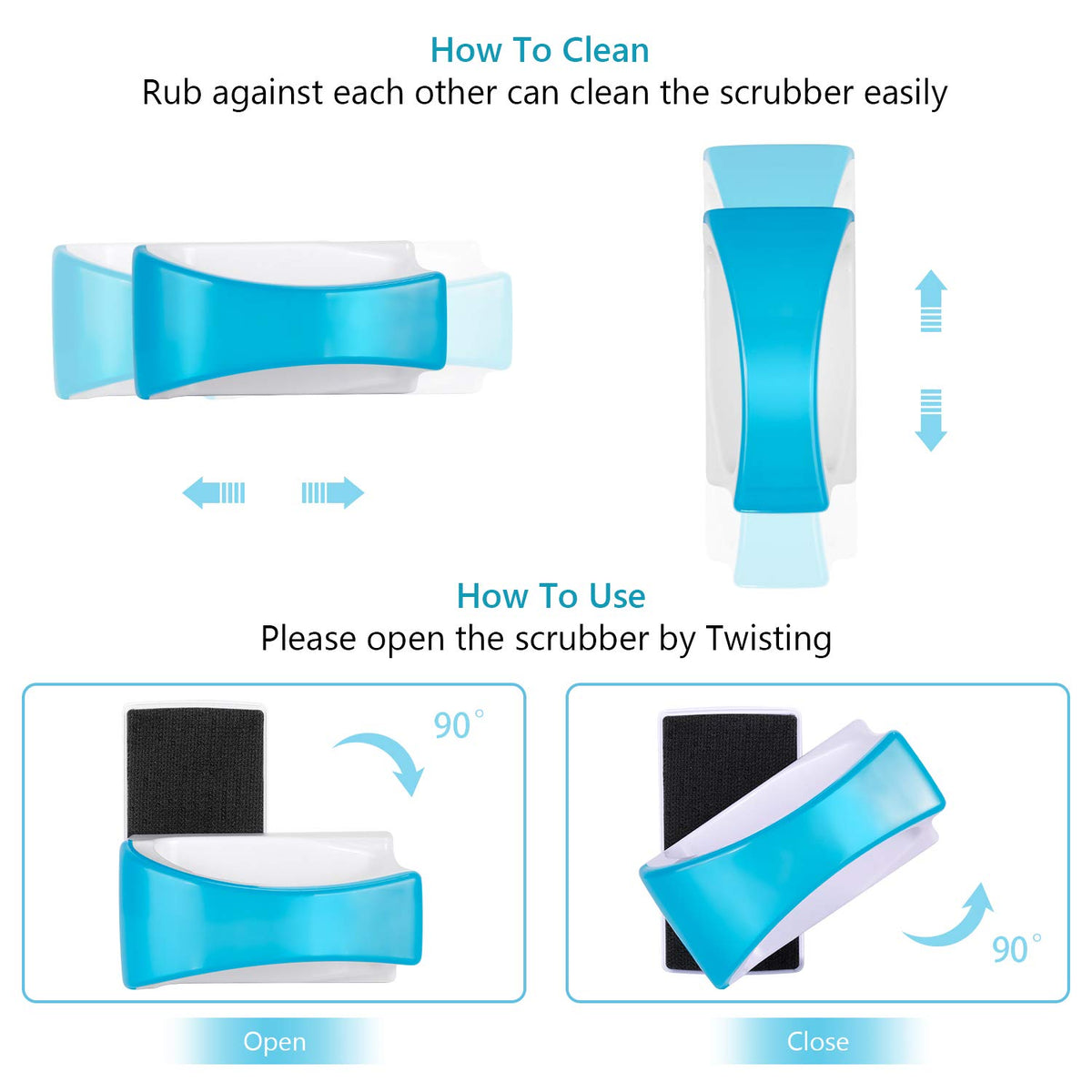Magnetic Aquarium Glass Cleaner Scrubber M159
