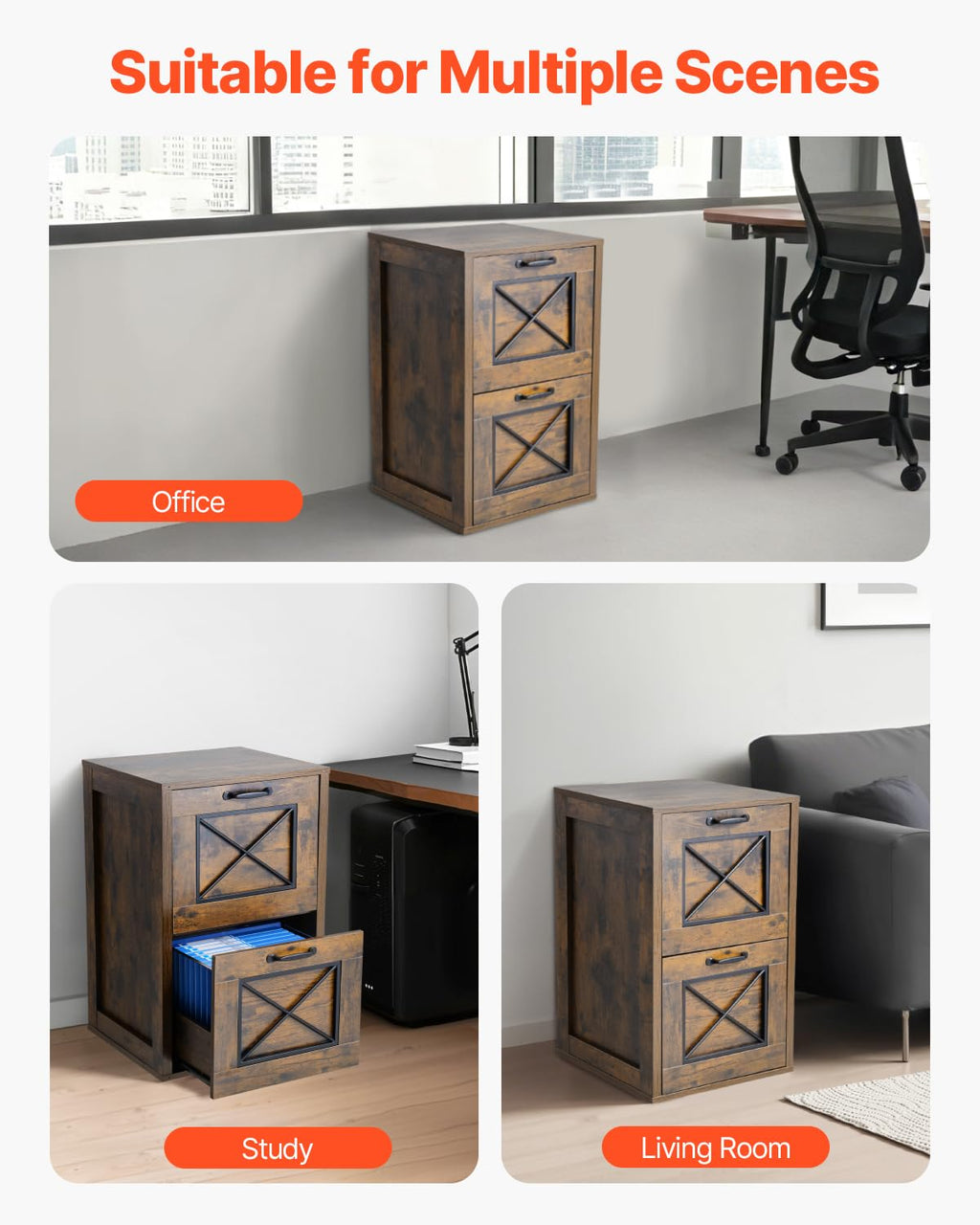 2 Drawer Vertical File Cabinet L322327