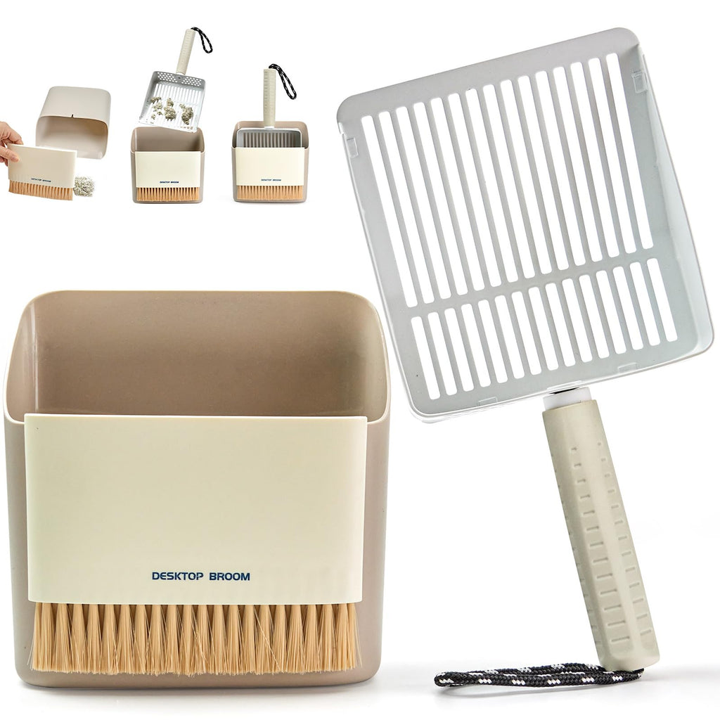 Stainless Steel Cat Litter Scoop with Holder G695610