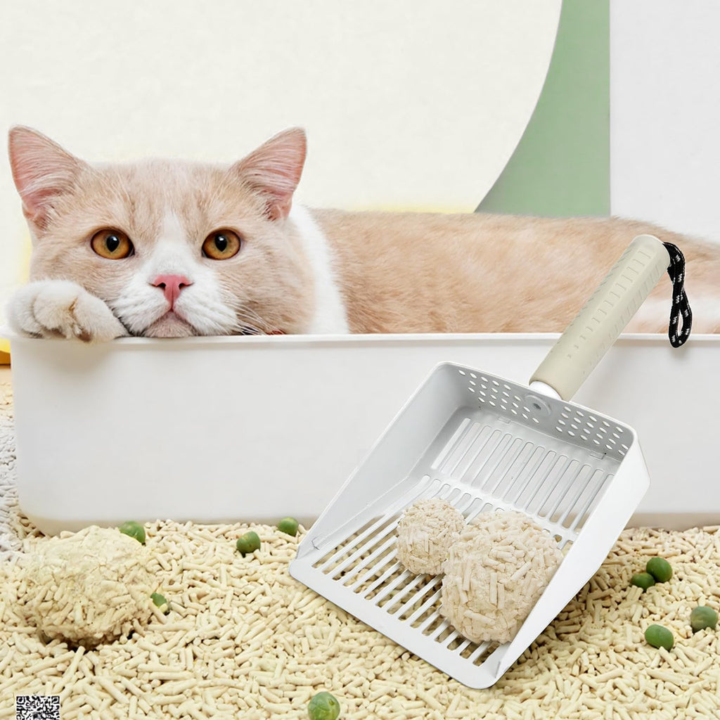 Stainless Steel Cat Litter Scoop with Holder G695610