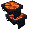 Black 2 Pack Heated Stadium Seat Cushions G976294