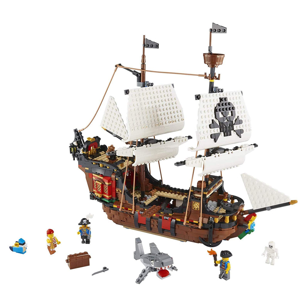 3 in 1 Pirate Ship Building Set W554035