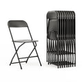 Black Plastic Folding Event Chair 10-Pack B57990