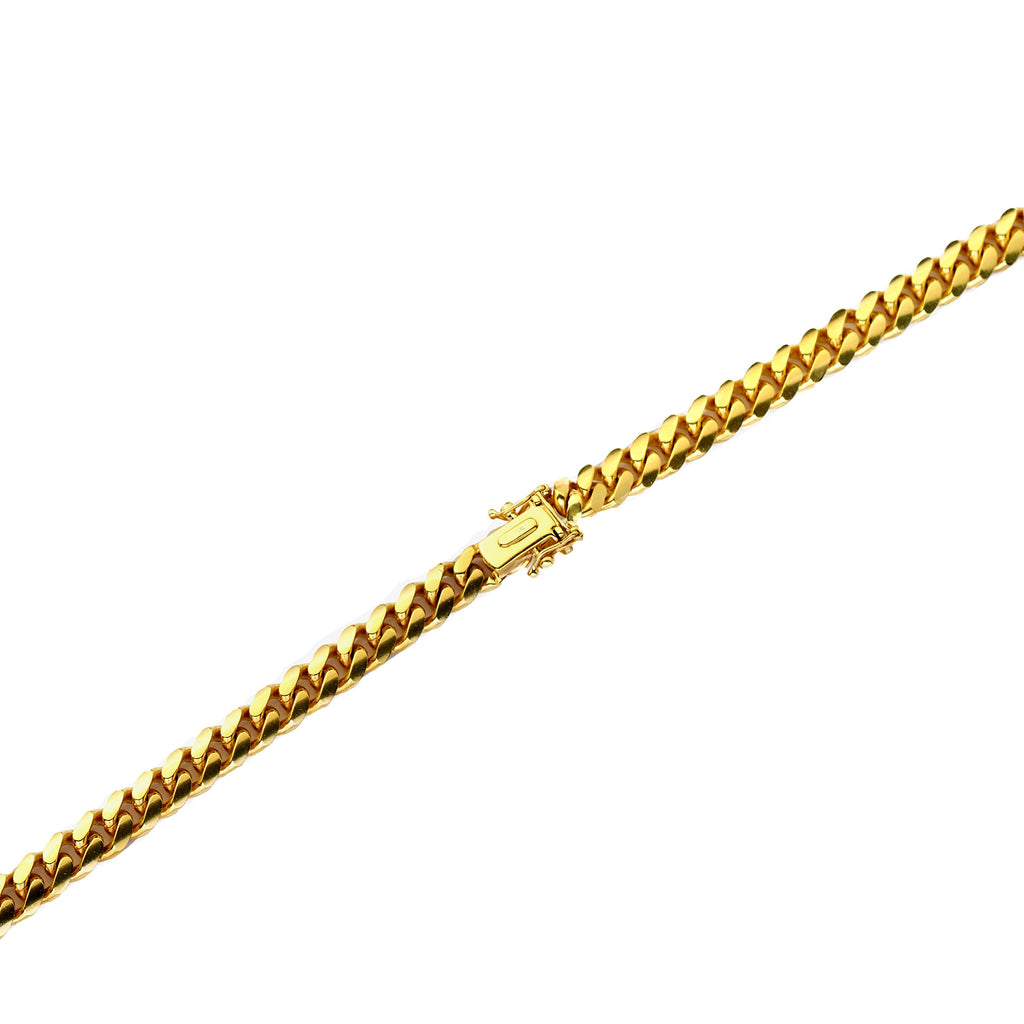 14K Yellow Gold 6mm Miami Cuban Necklace P64121