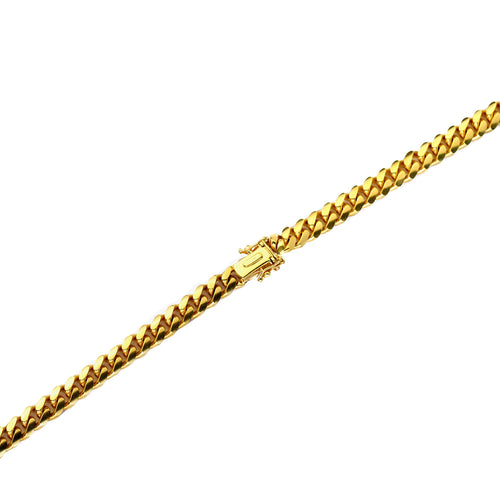 14K Yellow Gold 6mm Miami Cuban Necklace P64121