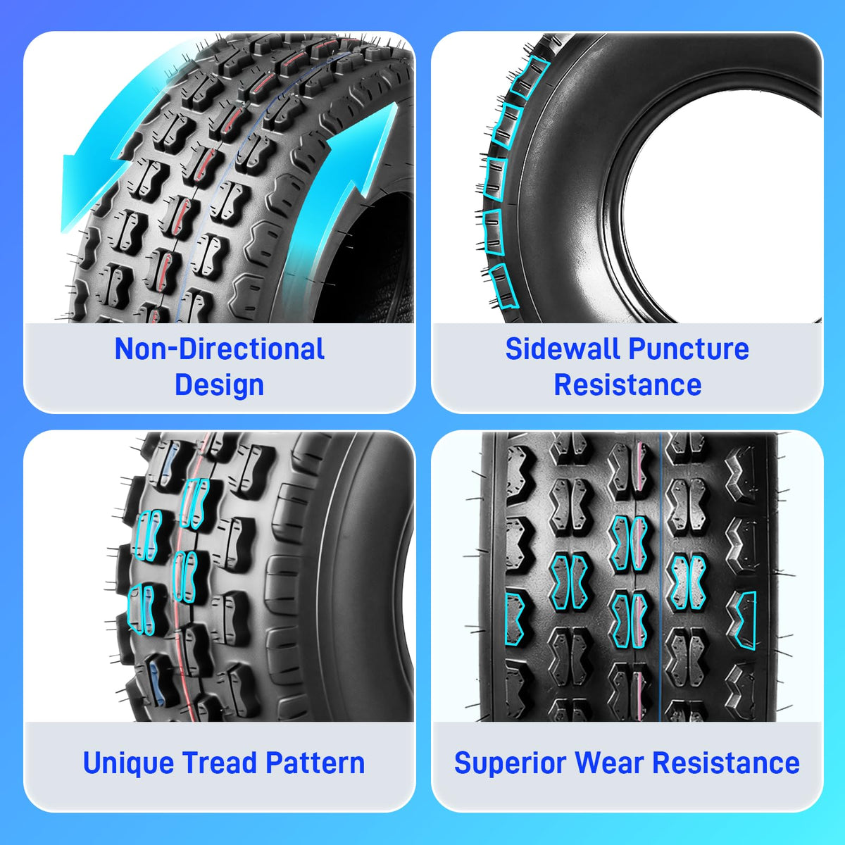 21x8-9 All-Terrain ATV/UTV Tires Set of 2 R872397