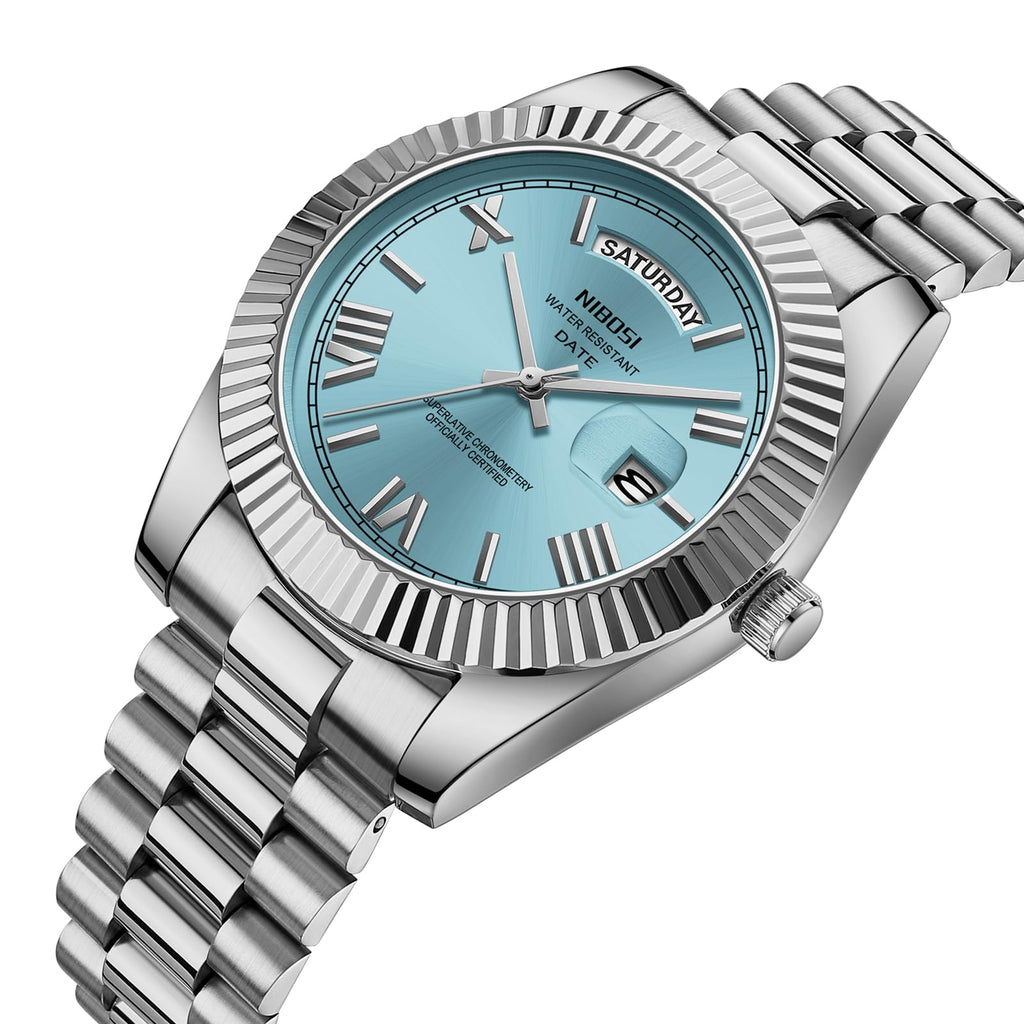 Men's Analog Quartz Watch Rose Gold Stainless Steel H7974
