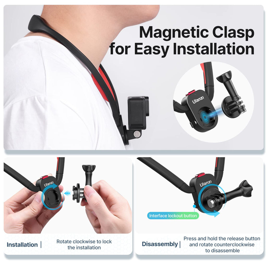 Magnetic Neck Mount for Action Cameras N648