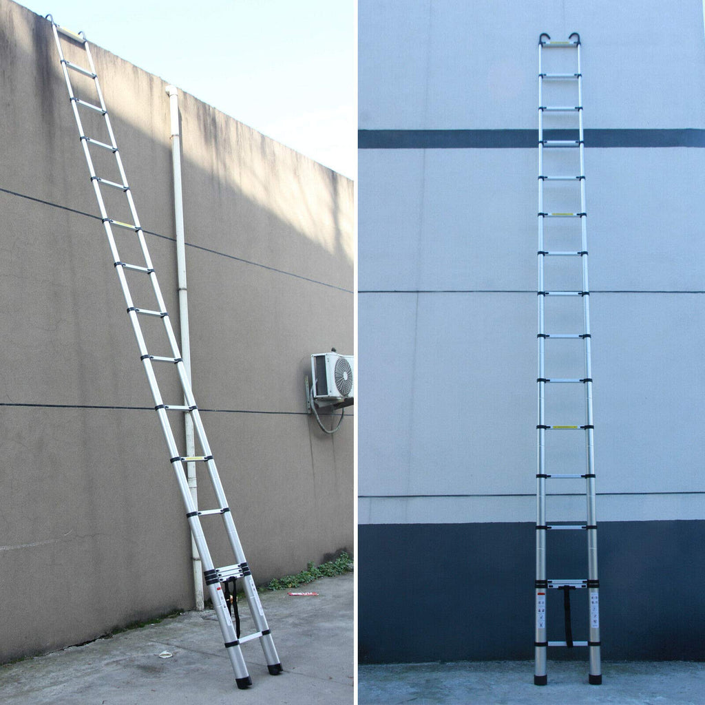 20.34 FT Aluminum Telescoping Extension Ladder 330lbs Capacity W4720