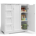 Storage Cabinet with 4 Drawers & 2 Doors S66626